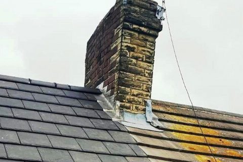 Golcar Chimney Brickwork Replacement